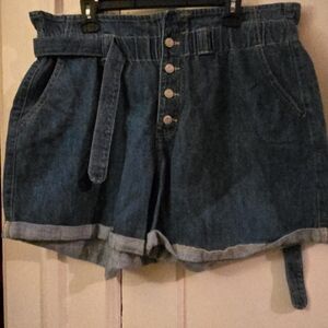 Denim Blue Women's Shorts